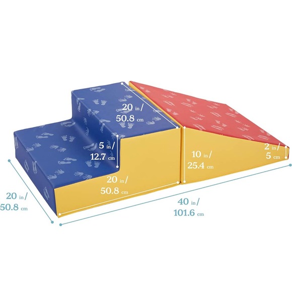 ECR4Kids - l SoftZone Little Me Play Climb and Slide, Primary (2-Piece) - Picture 3 of 7